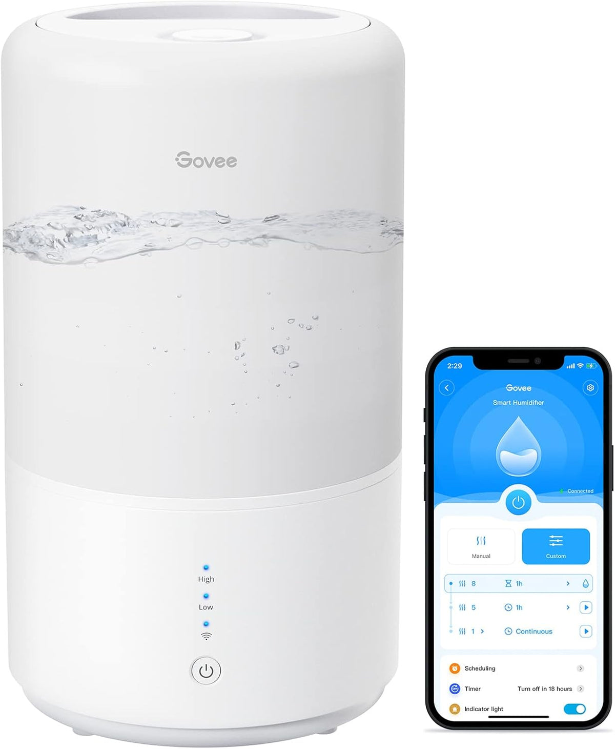Smart Humidifiers 3L Pack of 2 W4733