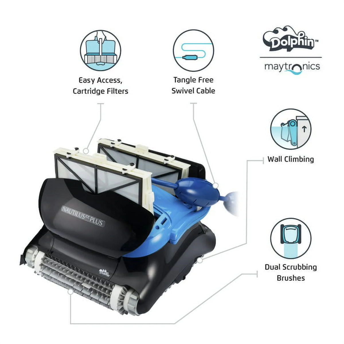 Robotic Pool Cleaner D795