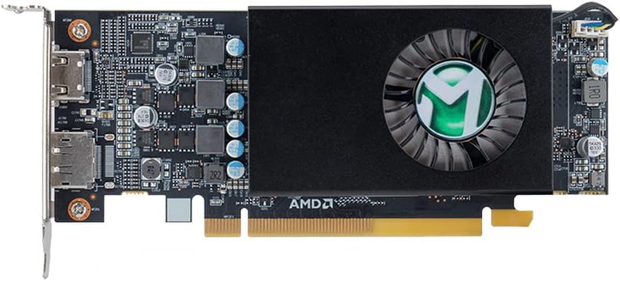 AMD Radeon RX 550 4GB Low Profile Video Graphics Card GDDR5 128-Bit PCI Express X16 3.0 HDMI DisplayPort S218885