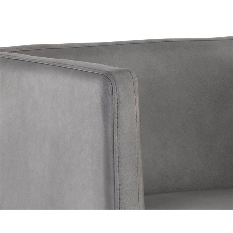 Metal Faux Leather Bar Stool M155183
