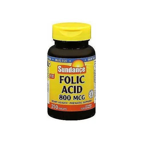 Folic Acid 800mcg Gluten-Free 250ct 6-Pack Q7938