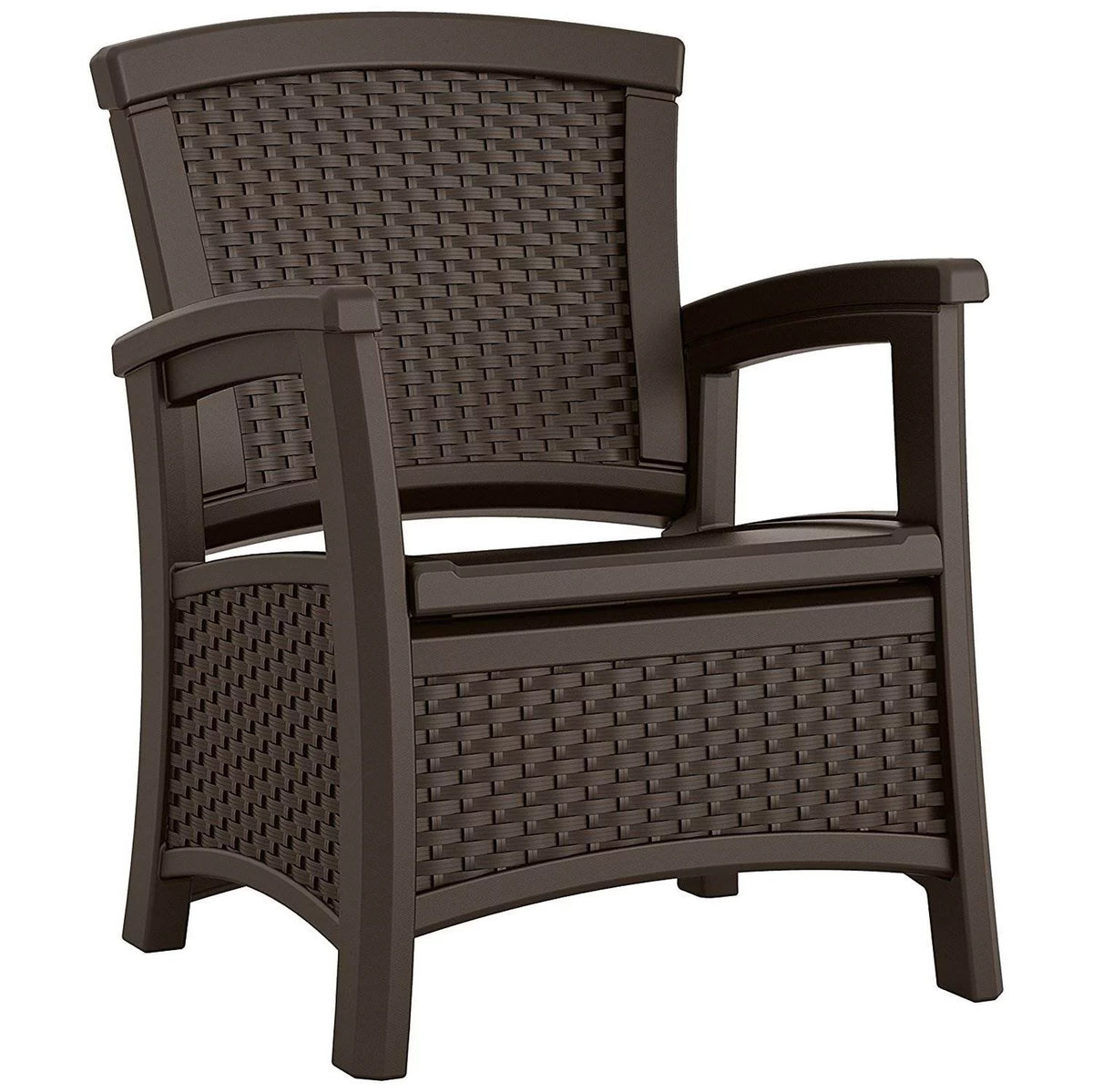 Resin Club Chair with Storage L442