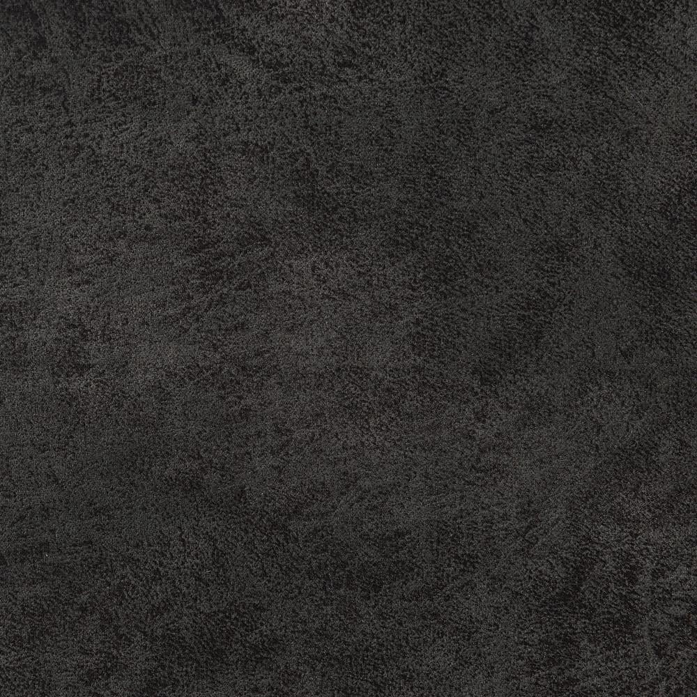 Charcoal Tweed Faux Leather Swivel Accent Chair O3799
