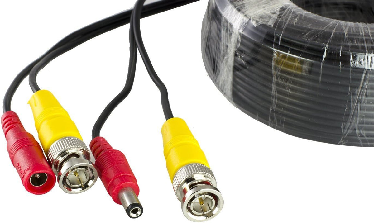 150 Feet Pre-Made Siamese BNC Video and Power CCTV Camera Cable P839