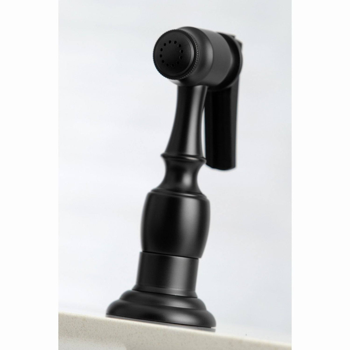 Polished Chrome Kitchen Faucet with Side Sprayer N704258