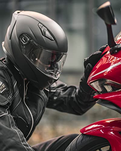 Full Face Motorcycle Helmet Dual Visor W16476
