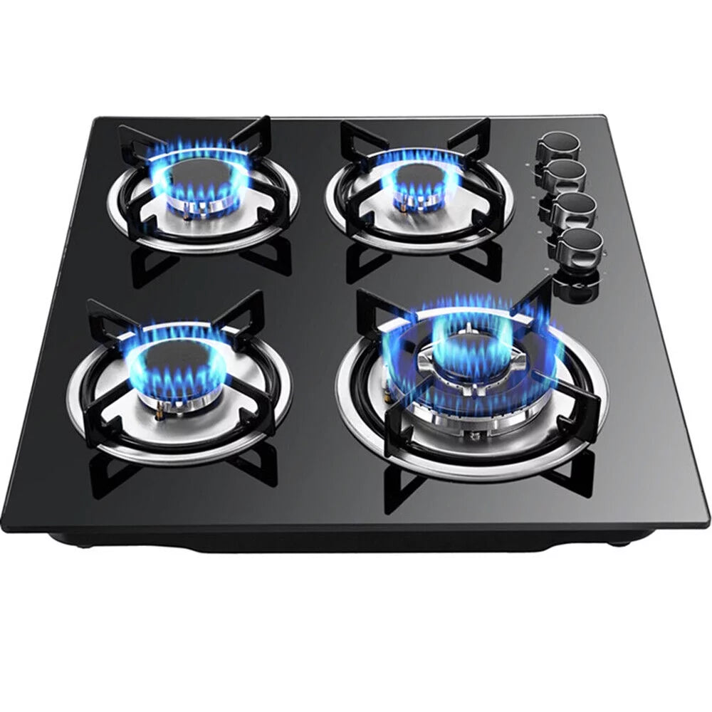 4 Burners Gas Cooktop Tempered Glass B711