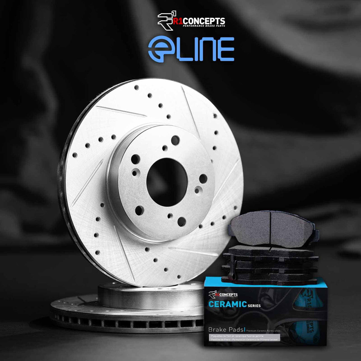Silver Brake Rotor with Ceramic U95746