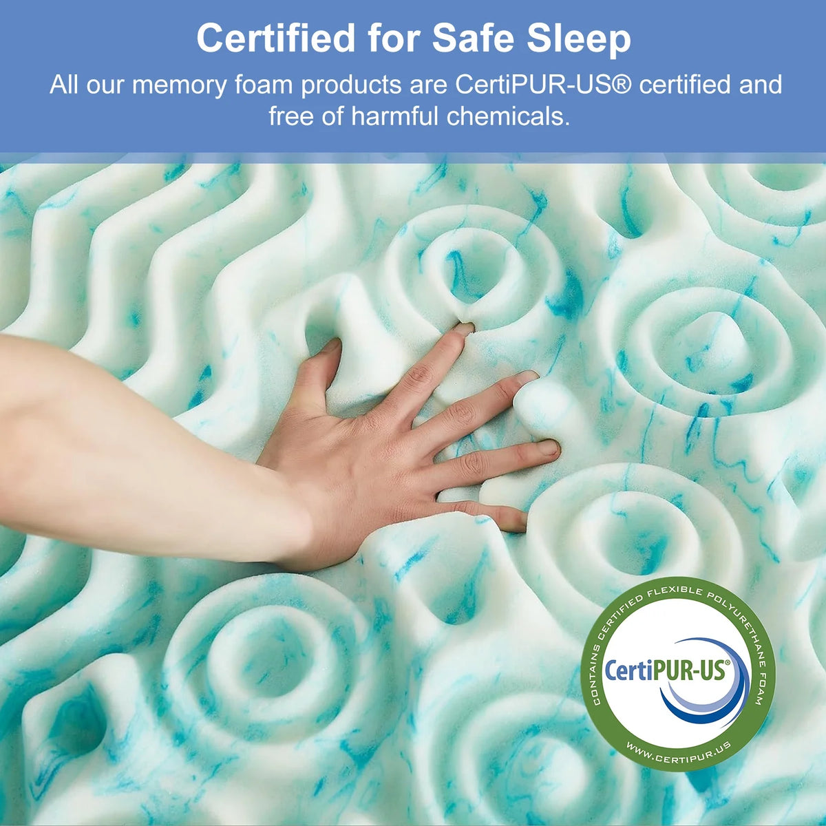 14 inch Gel Memory Foam Queen Size Mattress H529