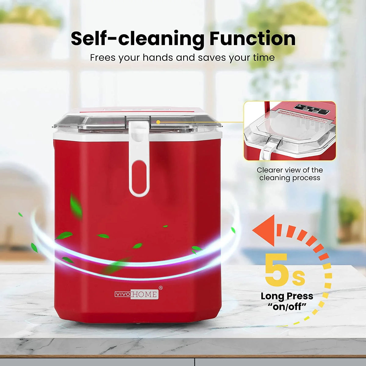 Portable Countertop Ice Maker with Scoop S562405