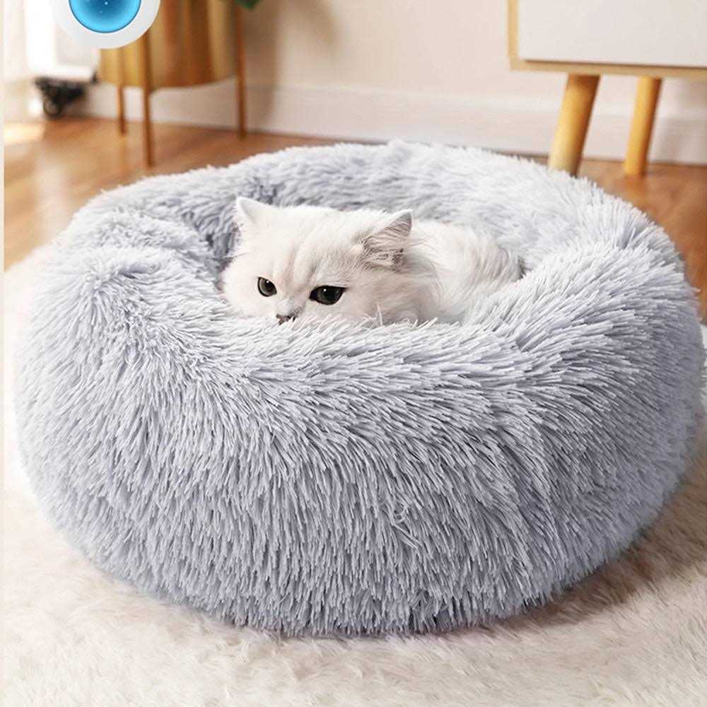 Grey Calming Cat Bed E58323