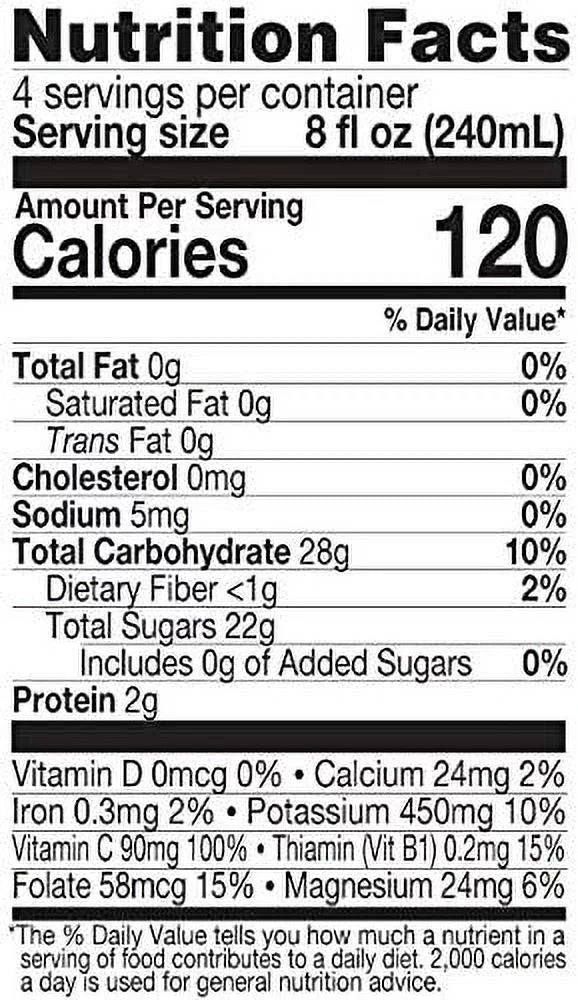 Organic Orange Juice 32 fl oz Pack of 2 Y12696