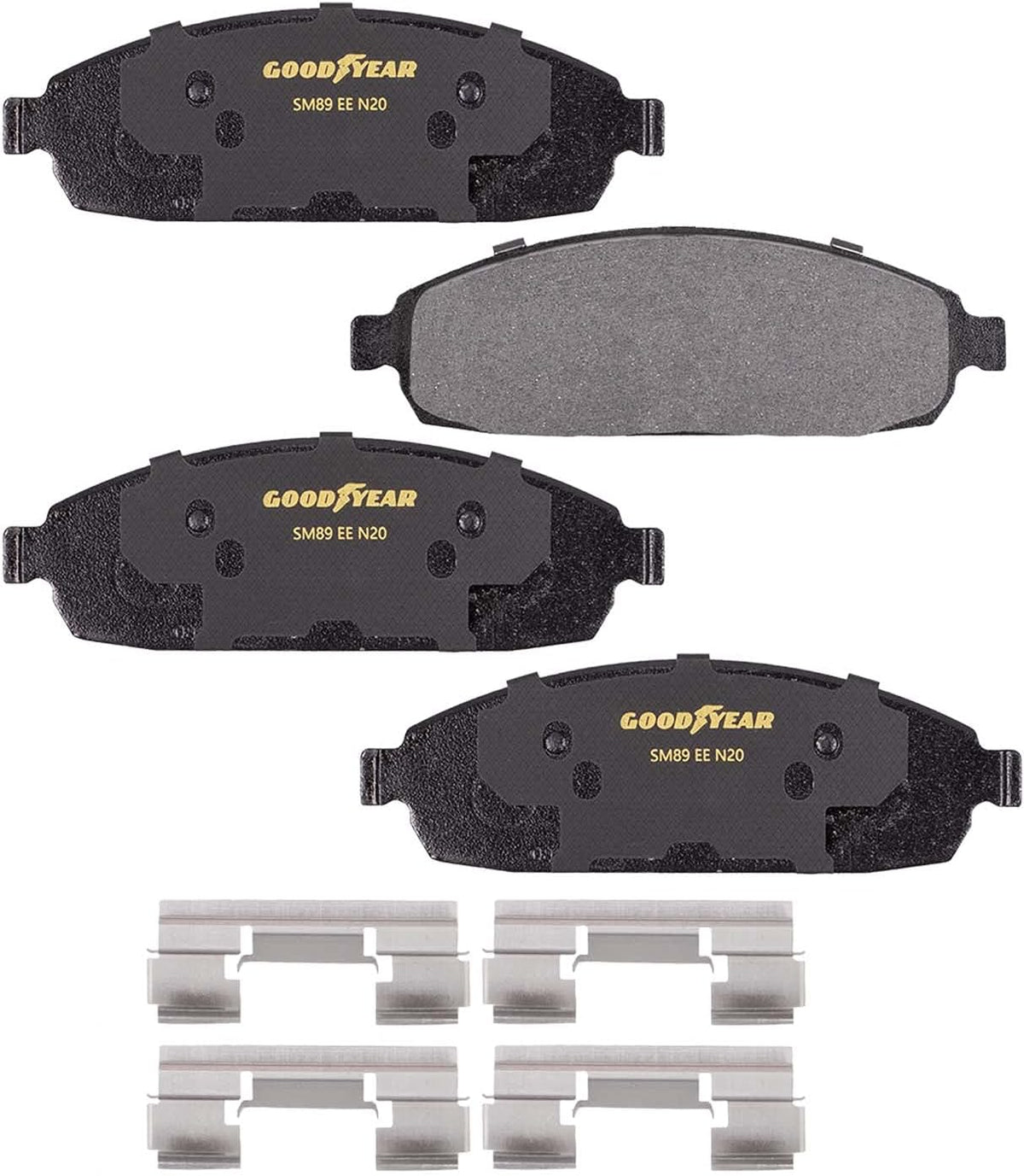 Front Brake Pads Pack of 2 A608