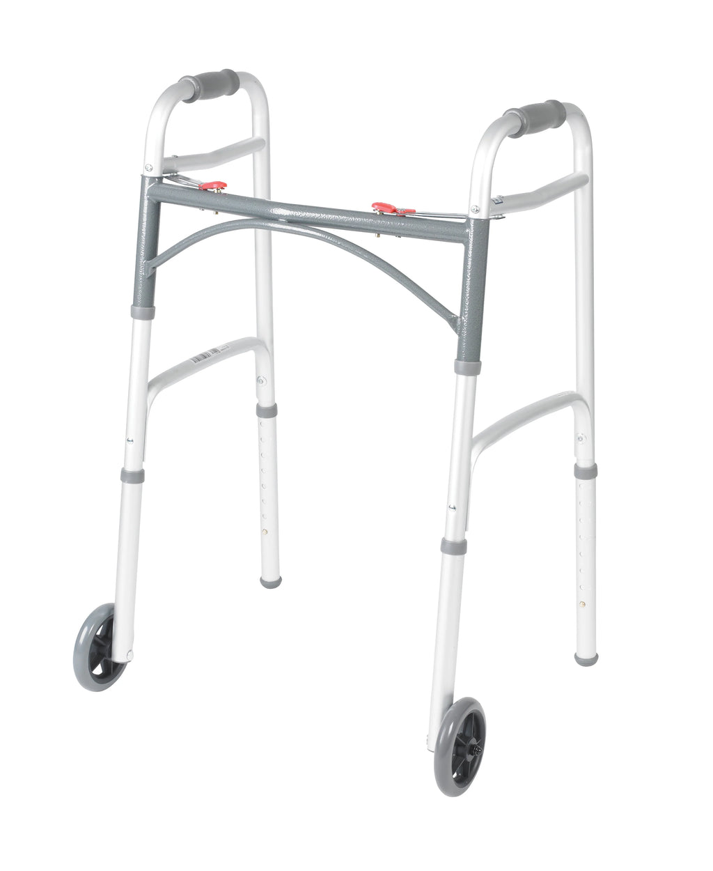 Two Button Folding Walker with 5 Wheels R603