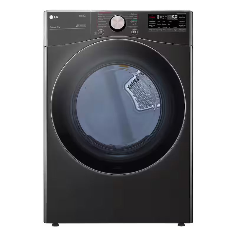 7.4 Cu. Ft. Vented Smart Stackable Gas Dryer in Black Steel Z778683