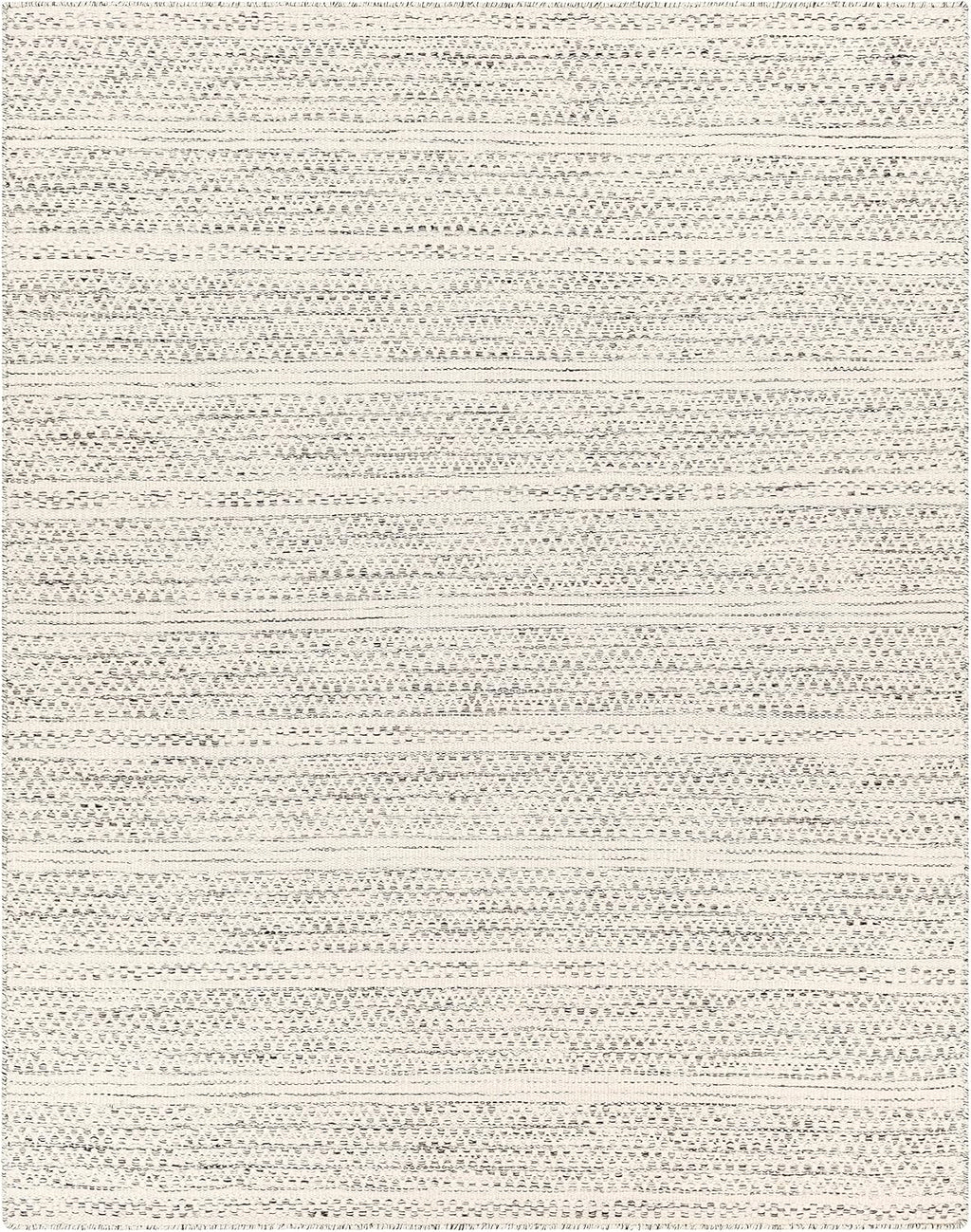 Natural Fiber Wool Area Rug - Black, Cream, Beige - 8'10" x 12' J684546