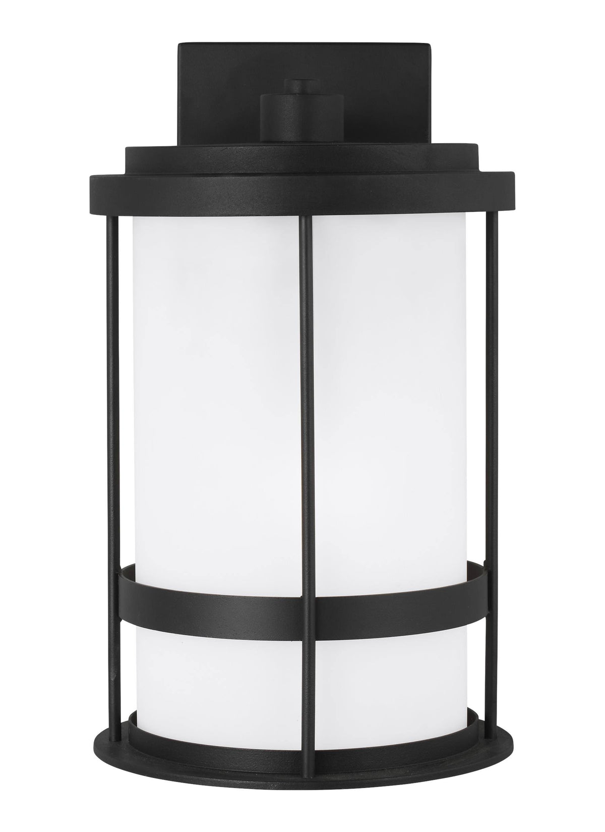 Black One Light Outdoor Wall Lantern Q877