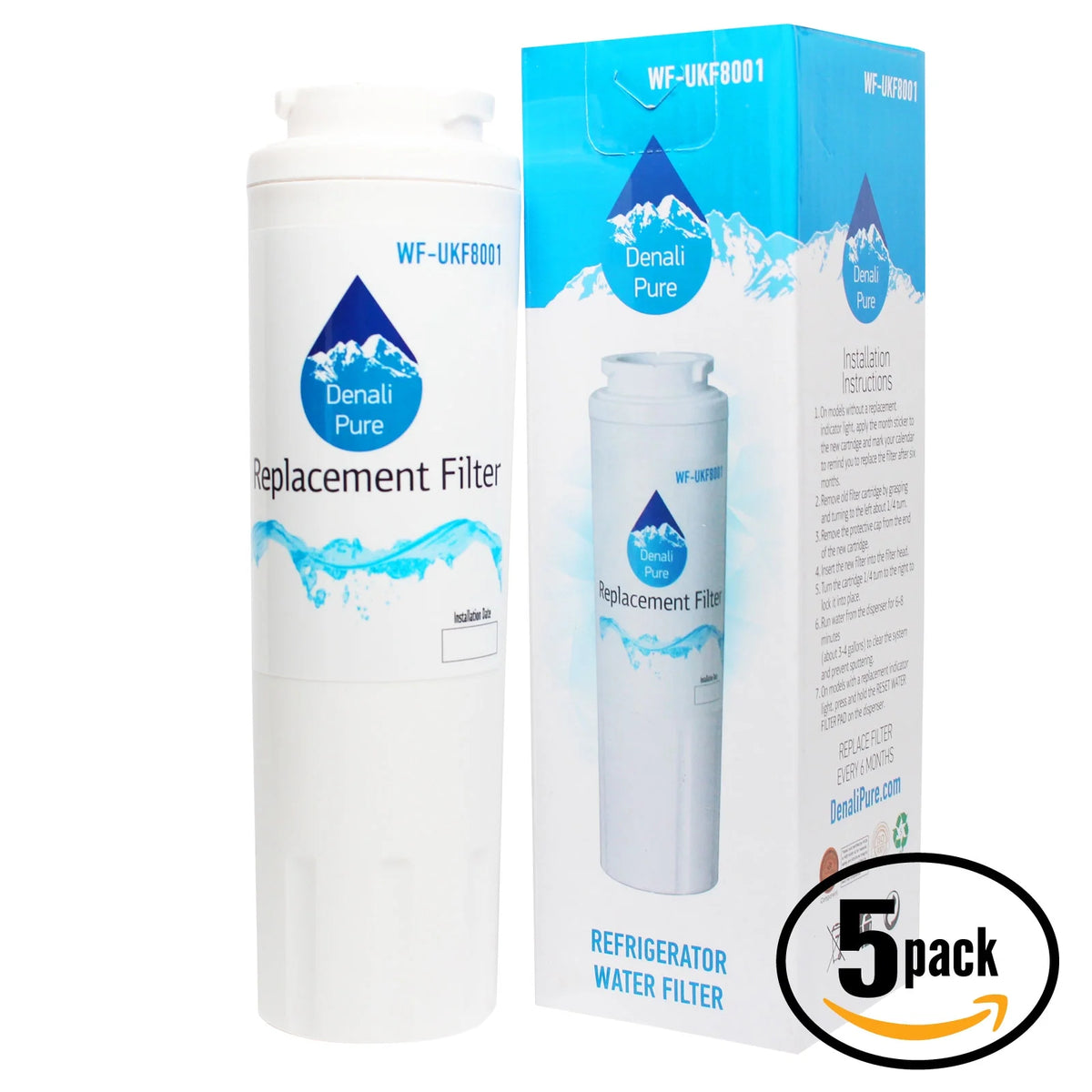 5-Pack Replacement Water Filter Cartridge Z94020