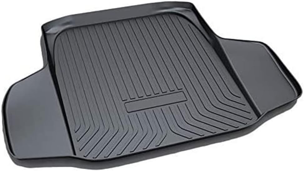 Black TPO Rear Cargo Liners Trunk Tray Mats Pack of 2 G4515