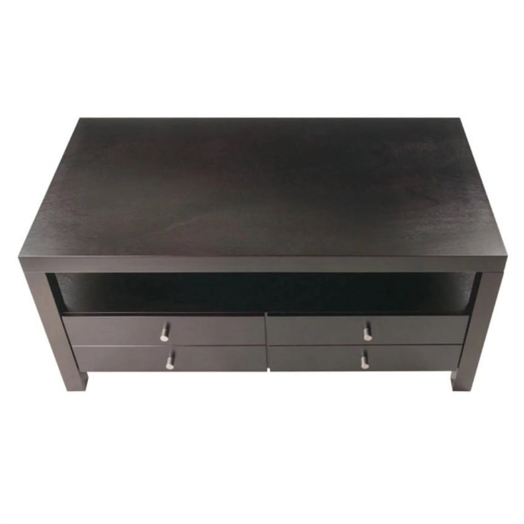 Espresso Coffee Table with Two Drawers S94002