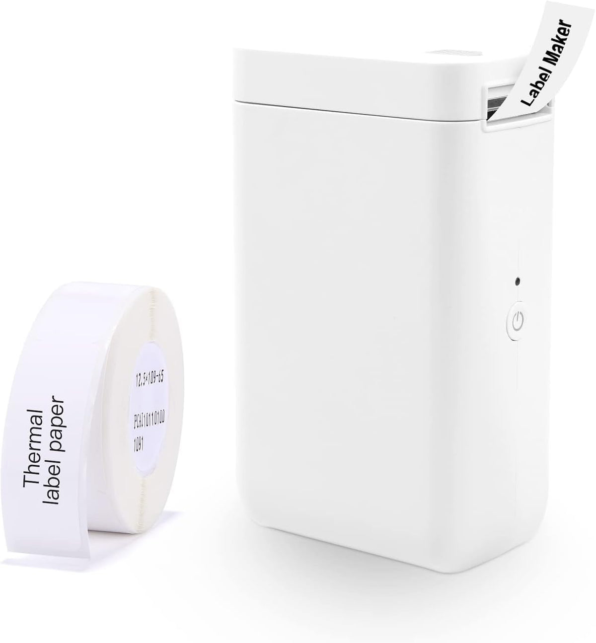 Label Maker with Tape, Wireless Bluetooth Portable Sticker Labels Printer 10-25mm Label Width Pack of 2 P51982