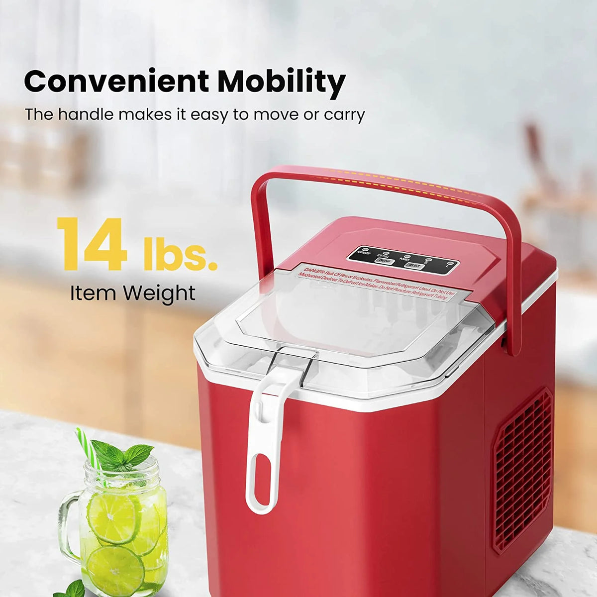 Portable Countertop Ice Maker with Scoop S562405
