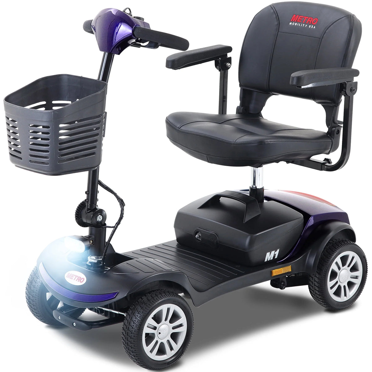 Blue 4 Wheel Mobility Scooter H502