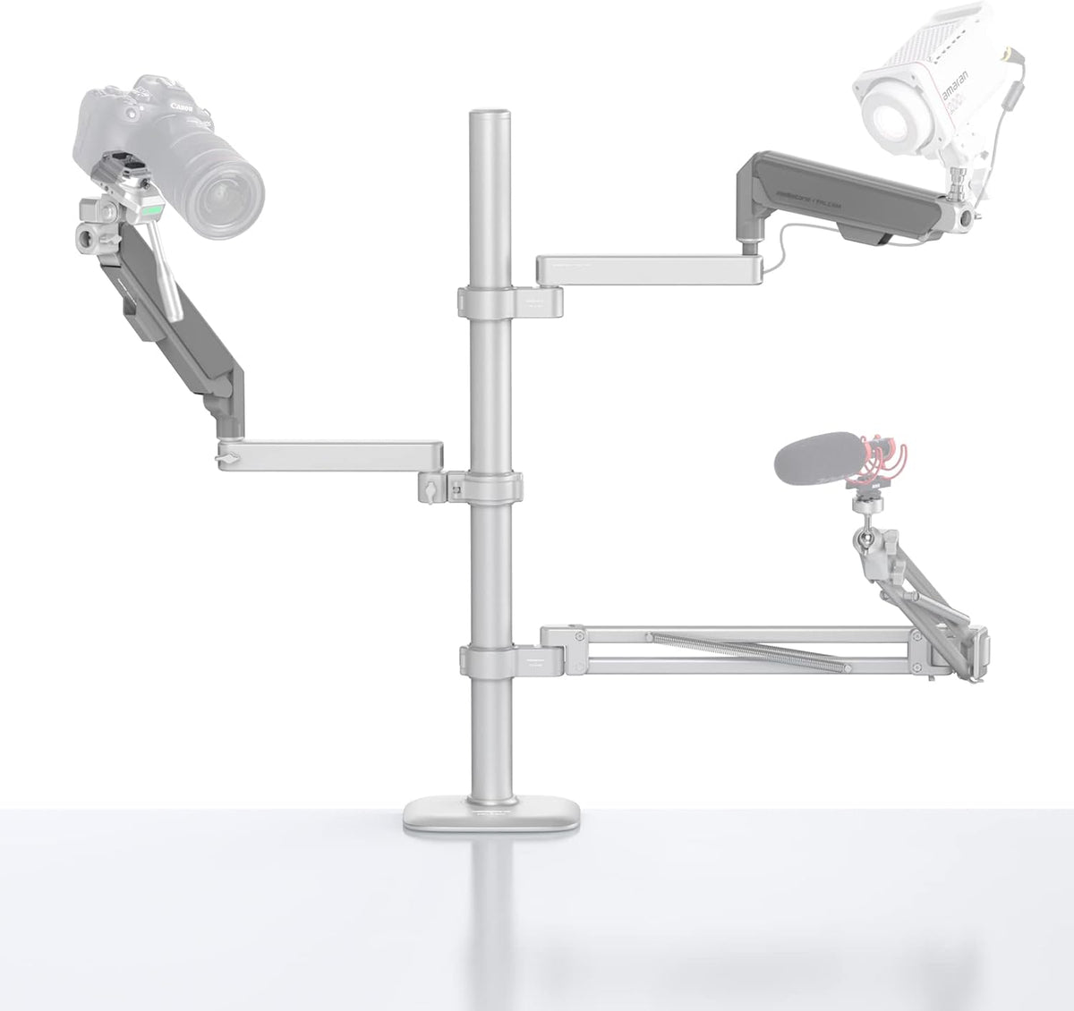 Desktop Live Stand Camera Mount Studio System with Microphone Boom Arm C158