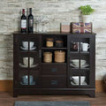 Console Table with Storage Cabinet O295840