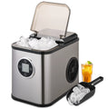 Countertop Portable Ice Maker Machine with Ice Scoop and Basket, Black D76556