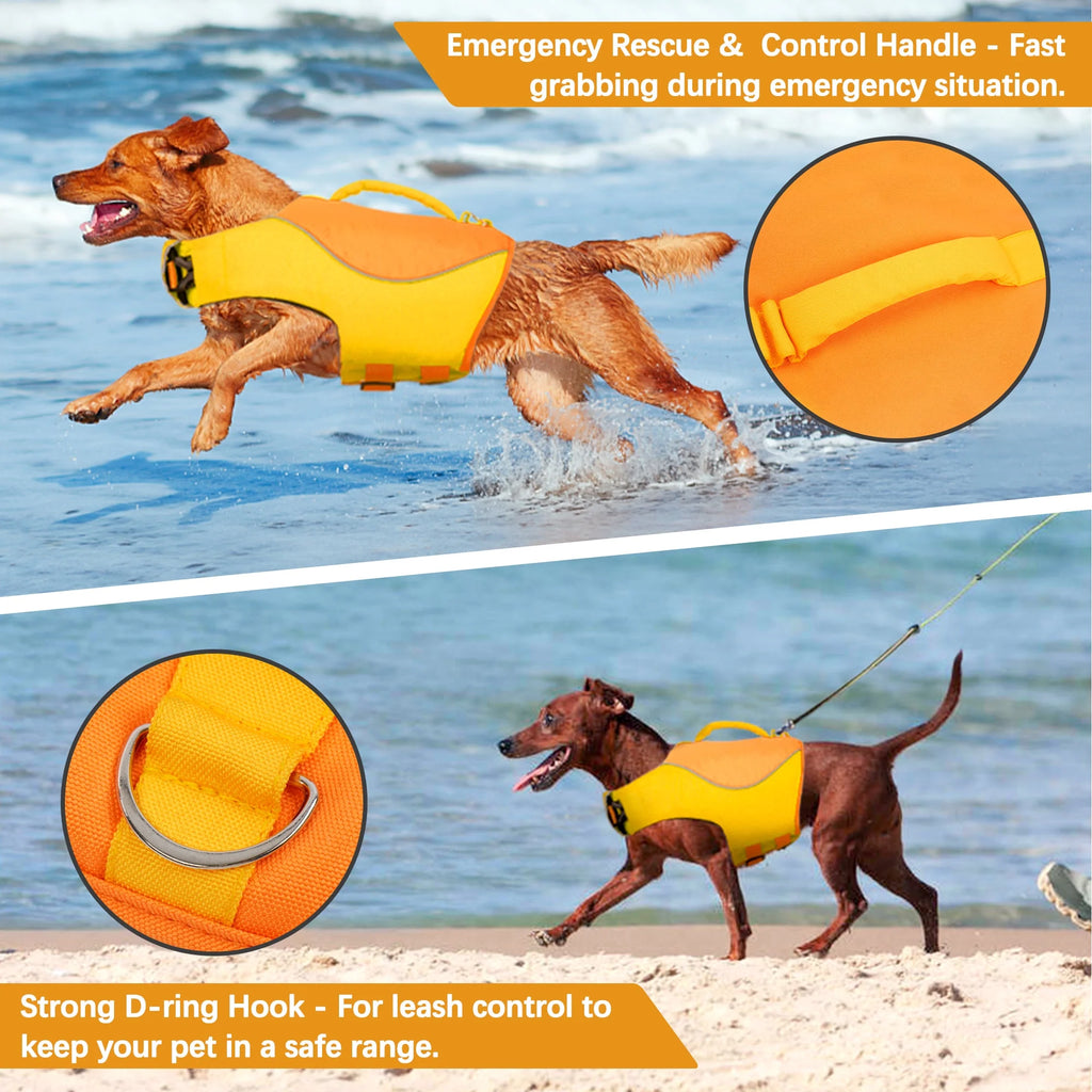 Reflective Adjustable Dog Life Jacket P959098