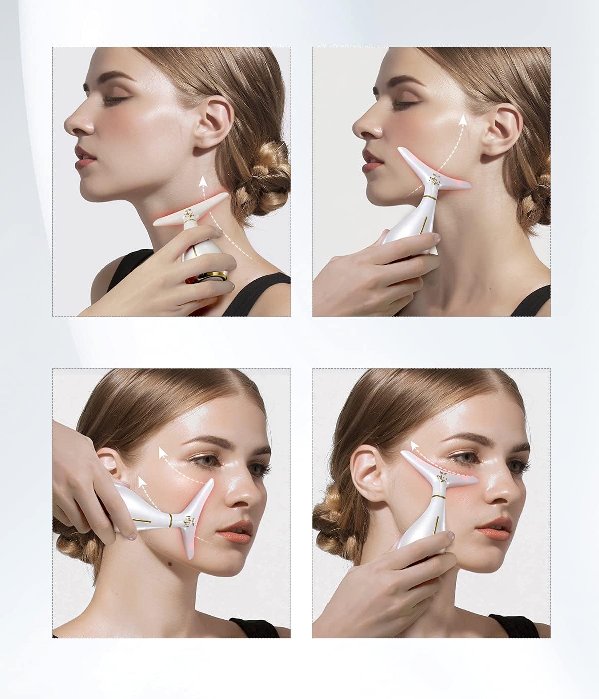 Portable Electric Face Massager with Heat & 3 Massage Modes Q86454