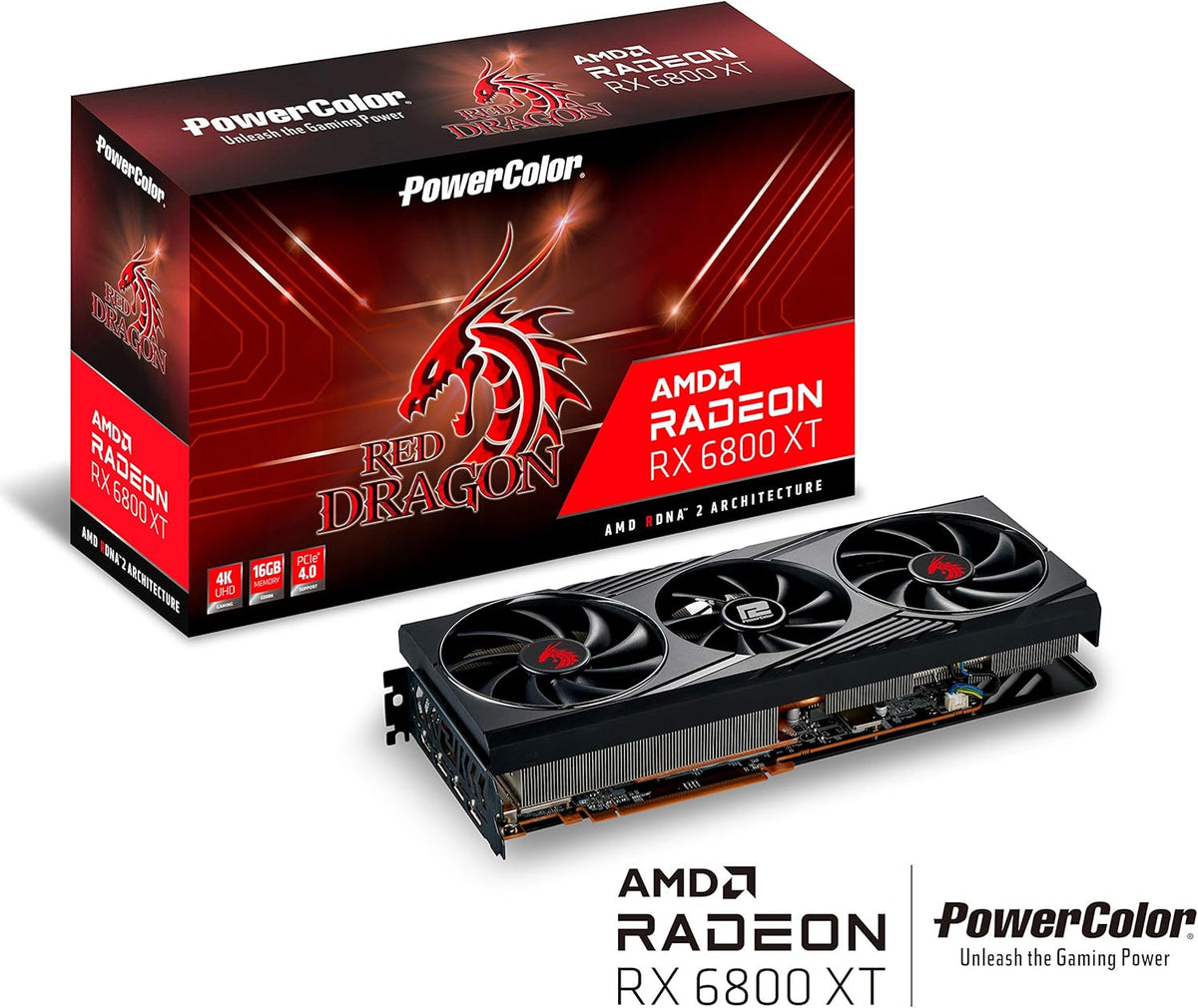 AMD Radeon RX 6800 XT Gaming Graphics Card with 16GB GDDR6 Memory A13980