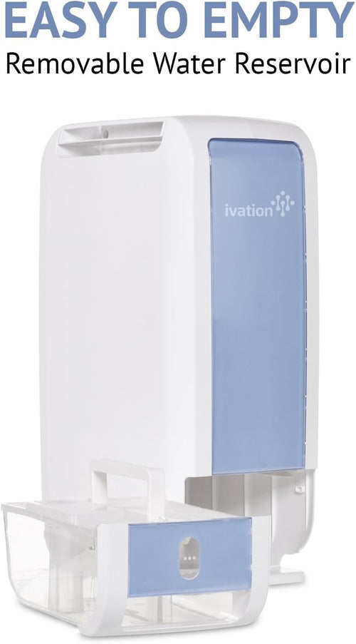13-Pint Desiccant Dehumidifier with Continuous Drain Hose, White R111592