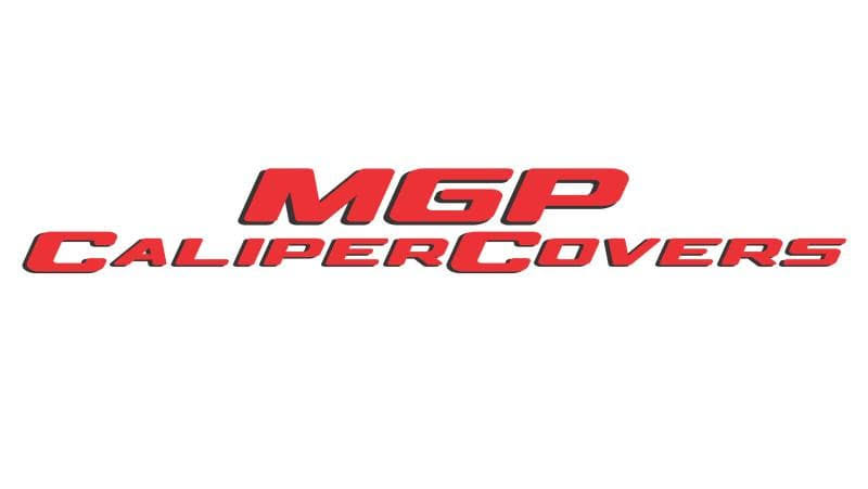 Rear Set 2 Caliper Covers Black Yellow Finish V5220