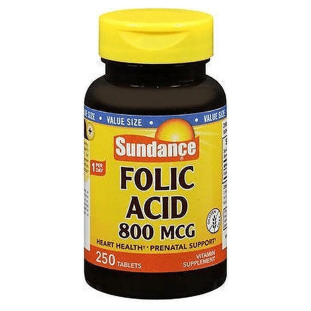 Folic Acid 800mcg Gluten-Free 250ct 6-Pack Q7938