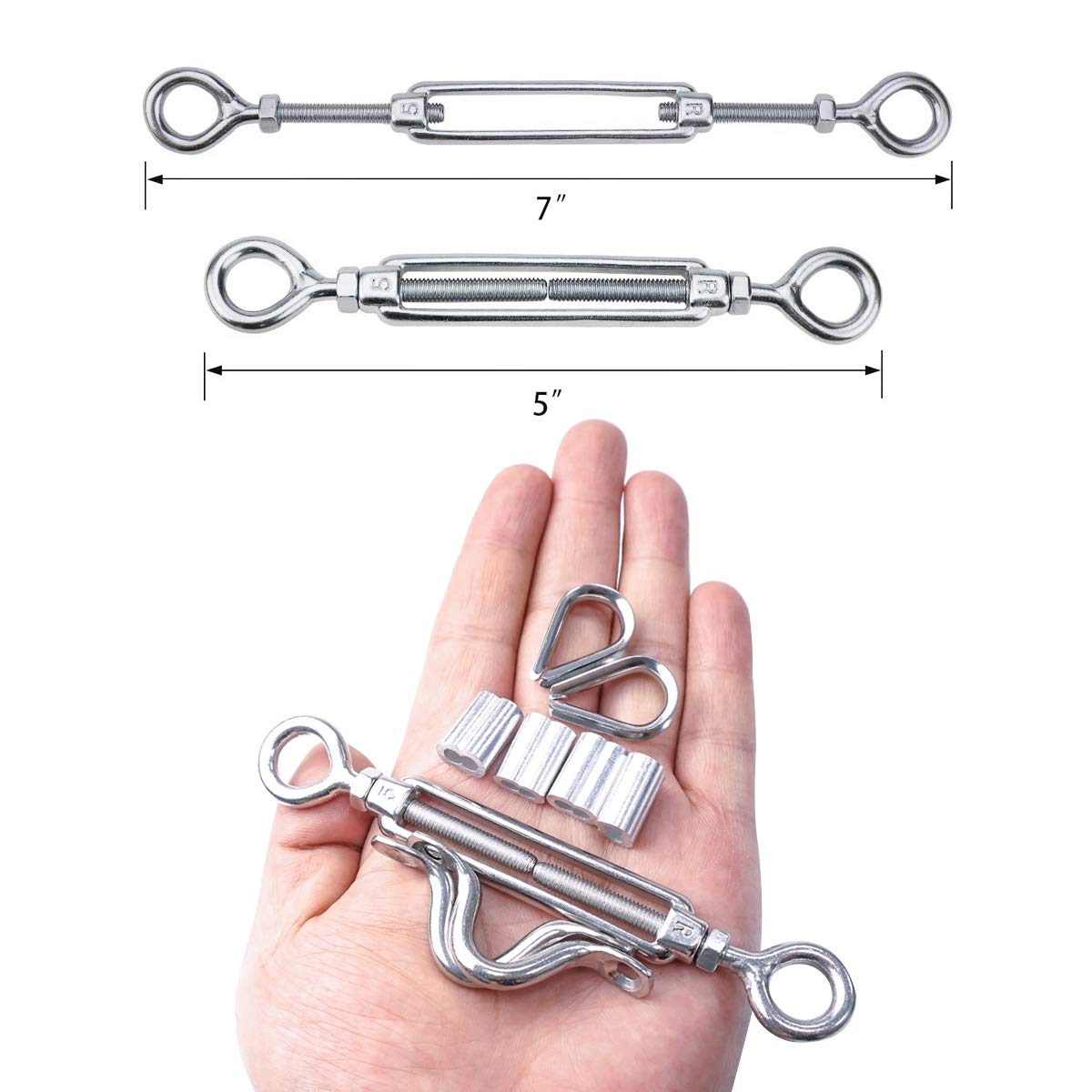 1/8 Cable Railing Kit with 400ft Stainless Steel Cable M22100