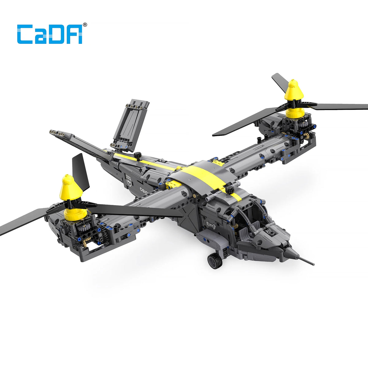 Tiltrotor Aircraft Model Building Block Toy (1424 Pieces) H783