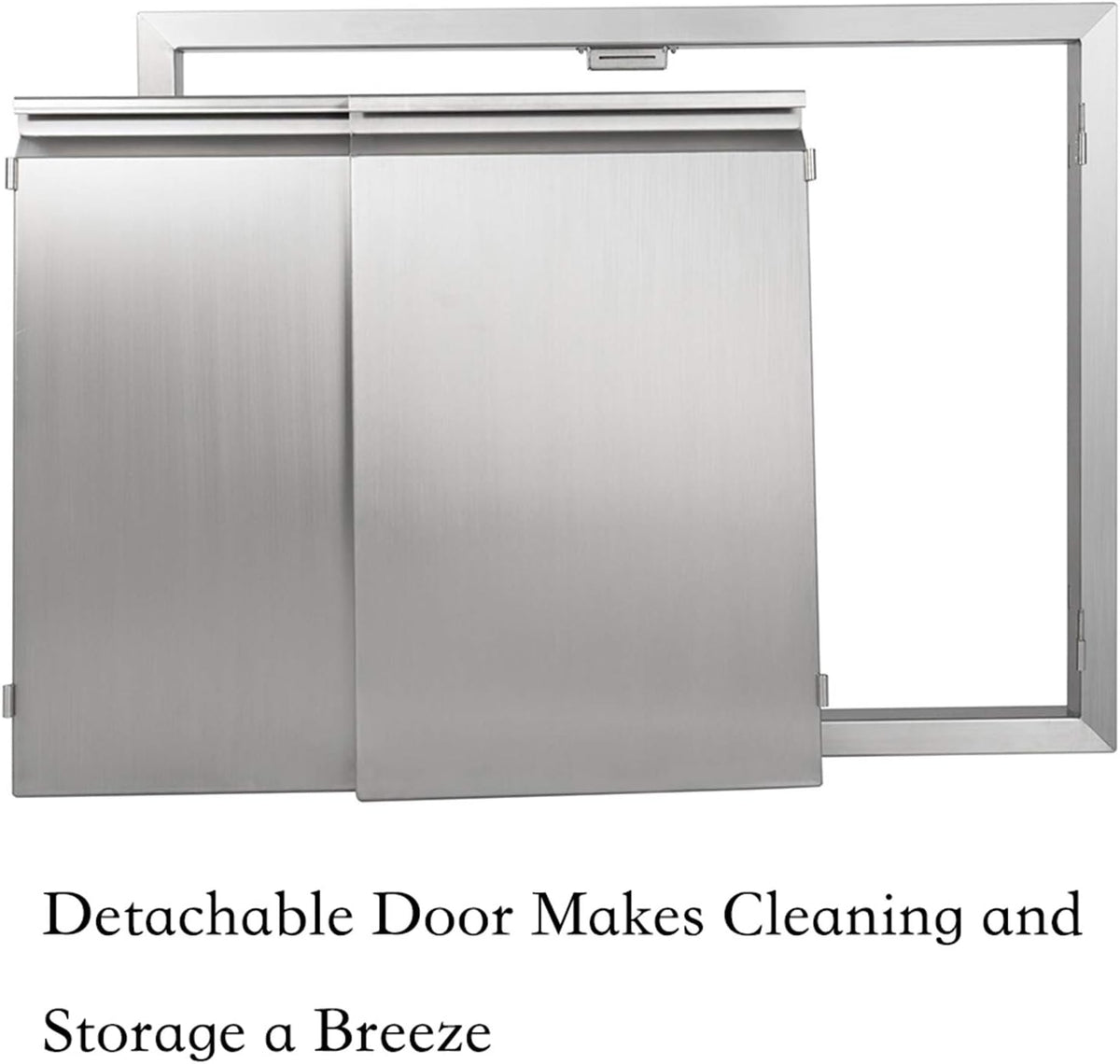 26 W X 24 H 304 Stainless Steel BBQ Access Door J1187