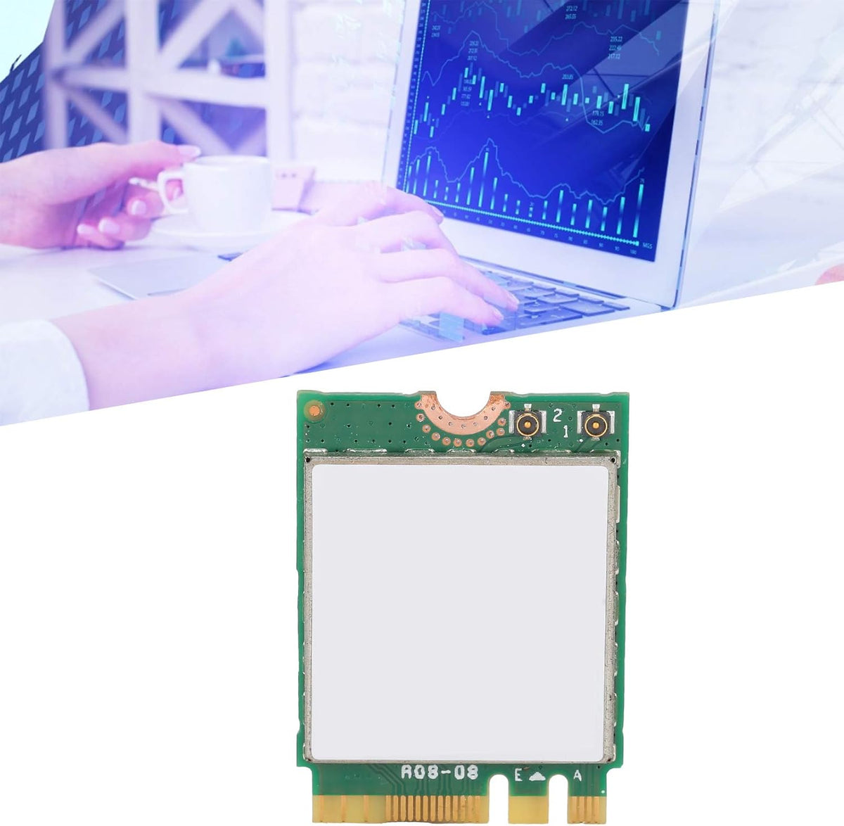 Dual Band Wireless Network Card 2.4G/5G Adapter Bluetooth 4.0 Pack of 2 A616677
