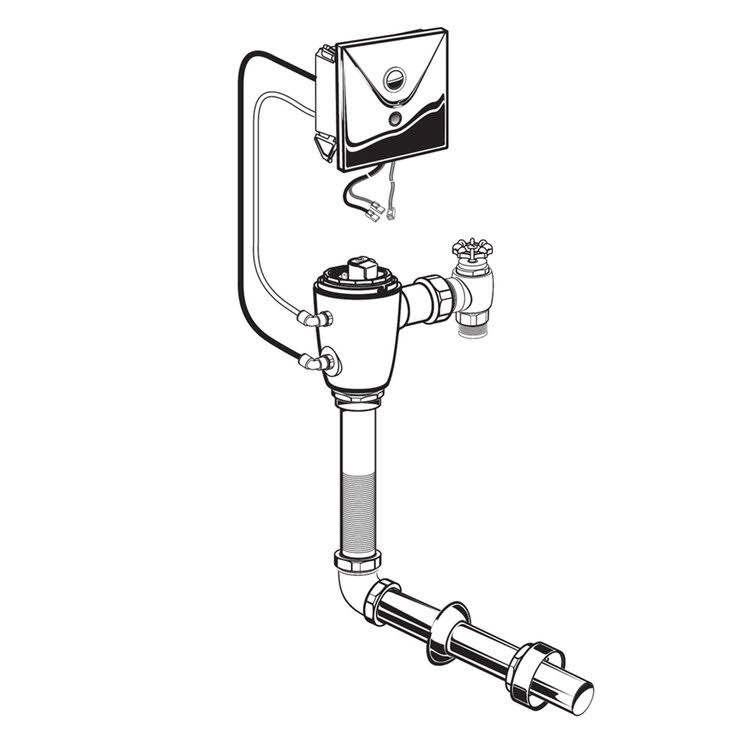 Concealed Toilet Flush Valve Z35408