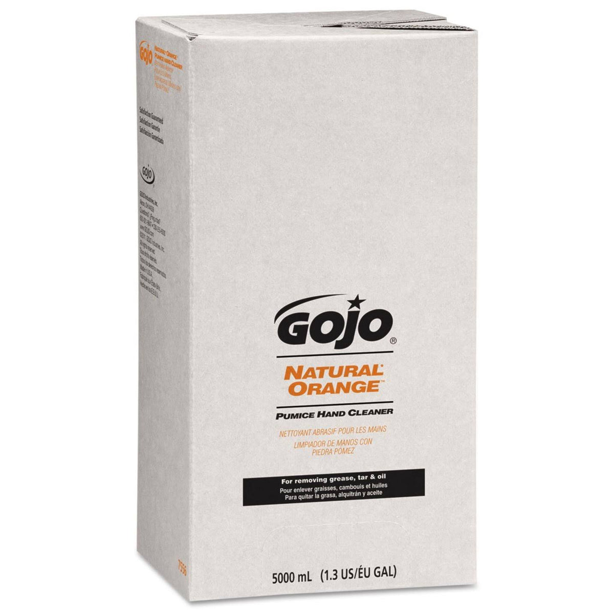 Gojo Natural Orange Pumice Hand Cleaner Refill, 5000mL, 2/Carton B85377
