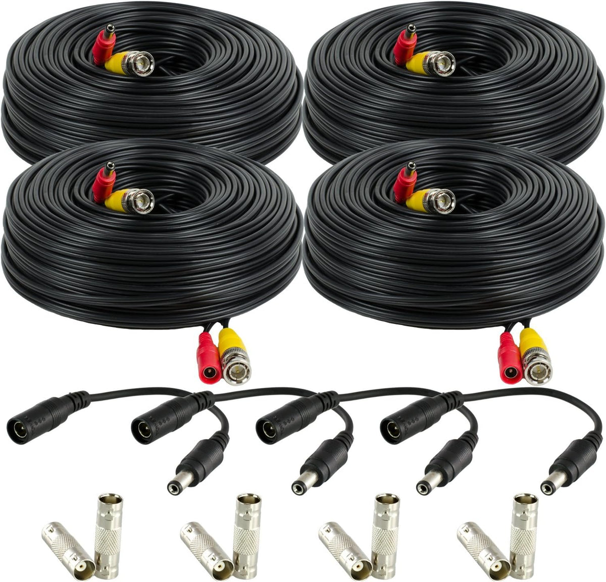 150 Feet Pre-Made Siamese BNC Video and Power CCTV Camera Cable P839