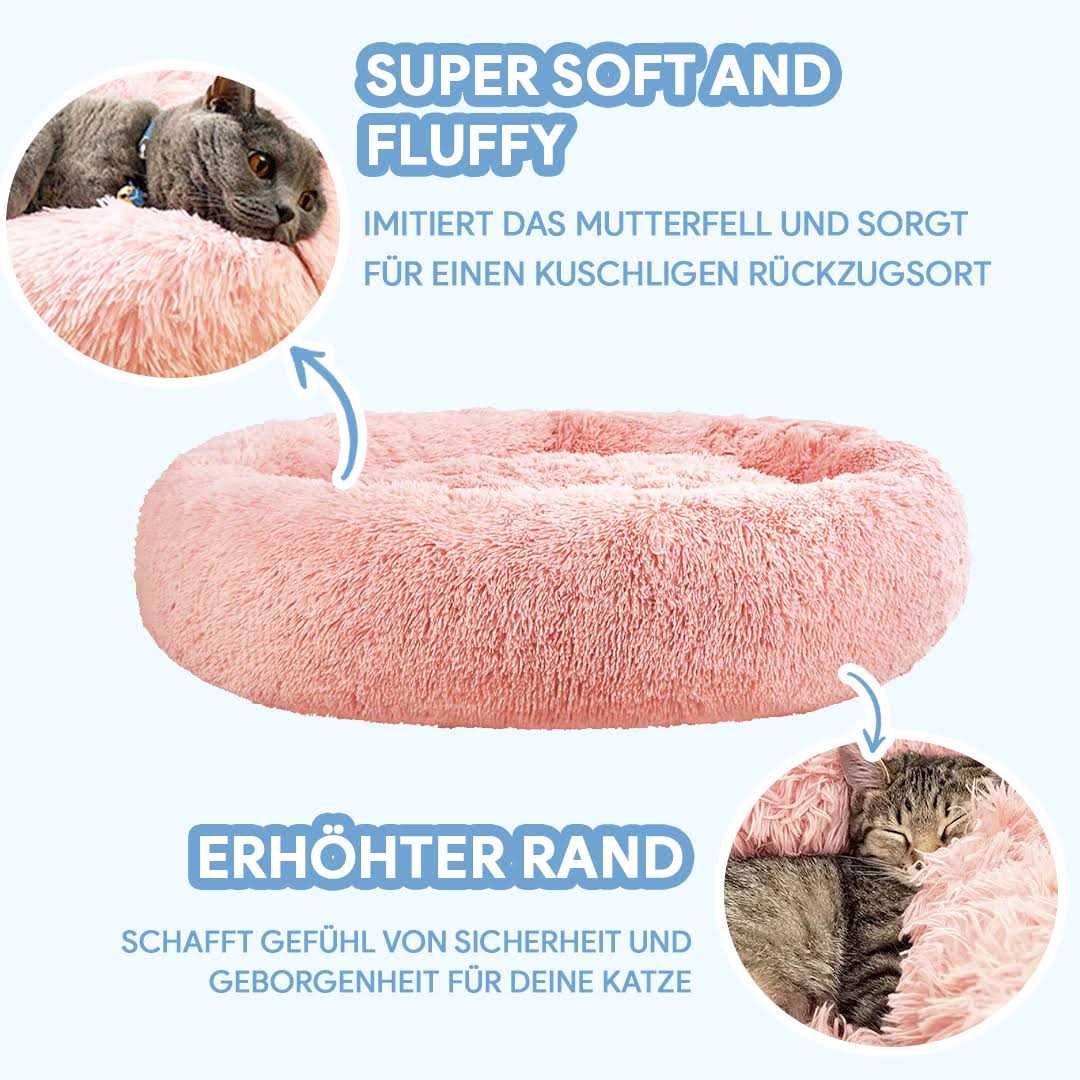Grey Calming Cat Bed E58323
