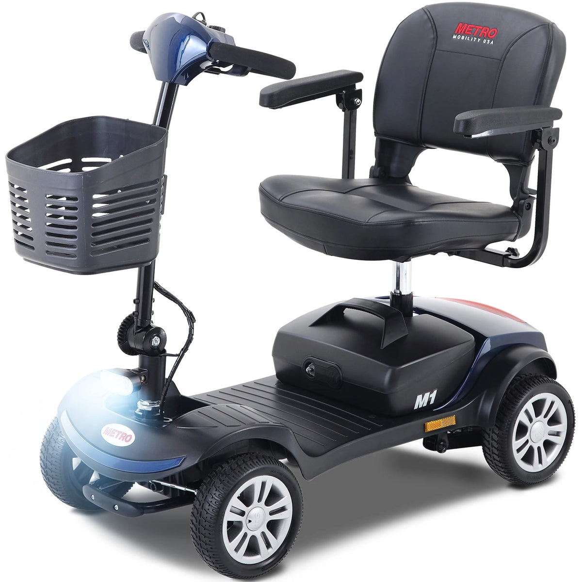 Blue 4 Wheel Mobility Scooter H502
