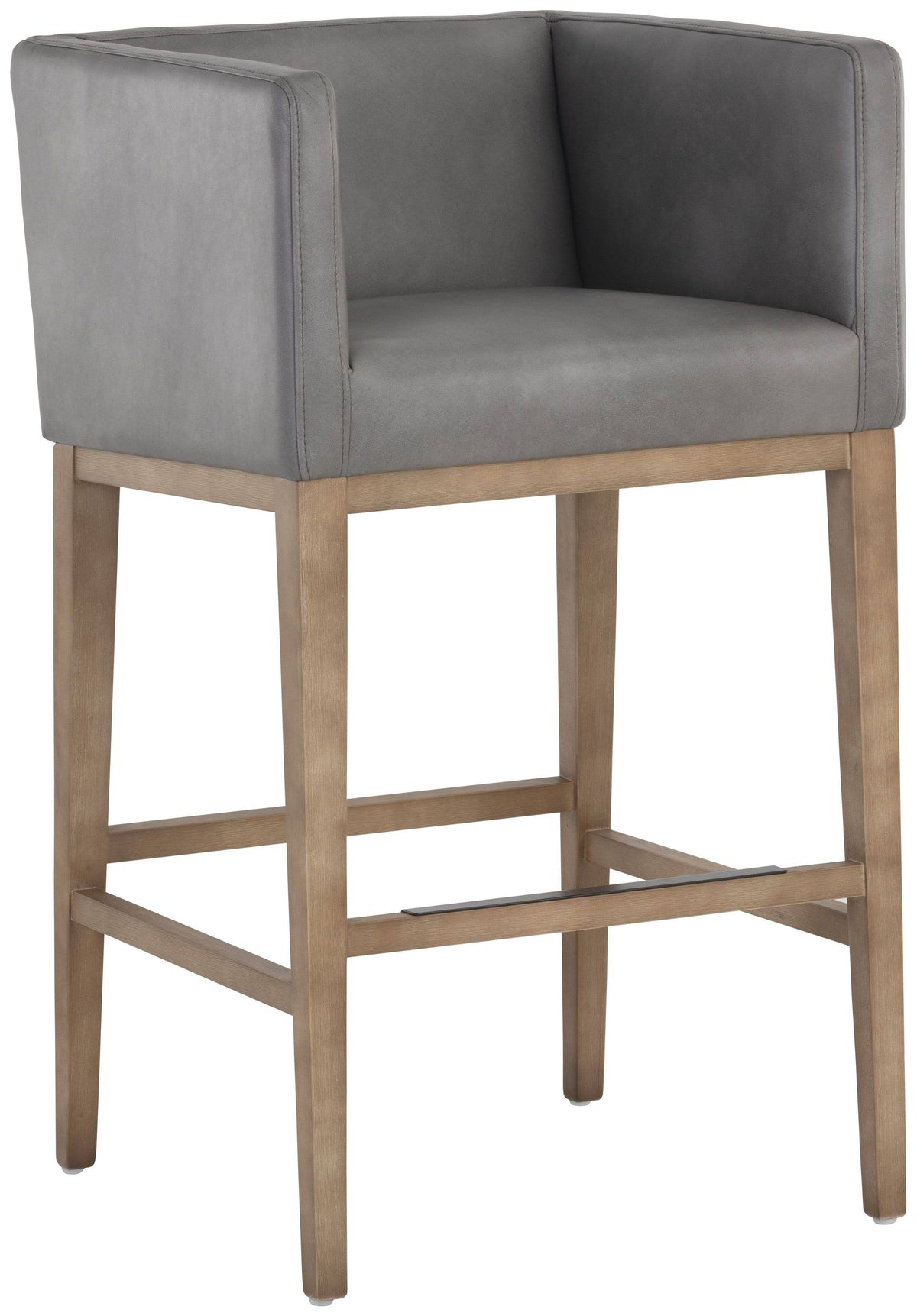 Metal Faux Leather Bar Stool M155183