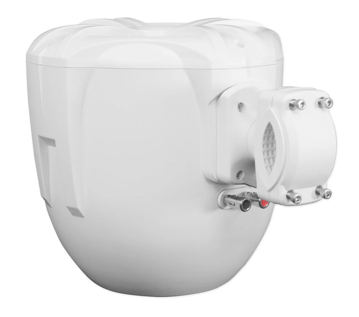 2-Zone Marine Bluetooth Receiver with 4 White 8" Wakeboard Speakers R7295