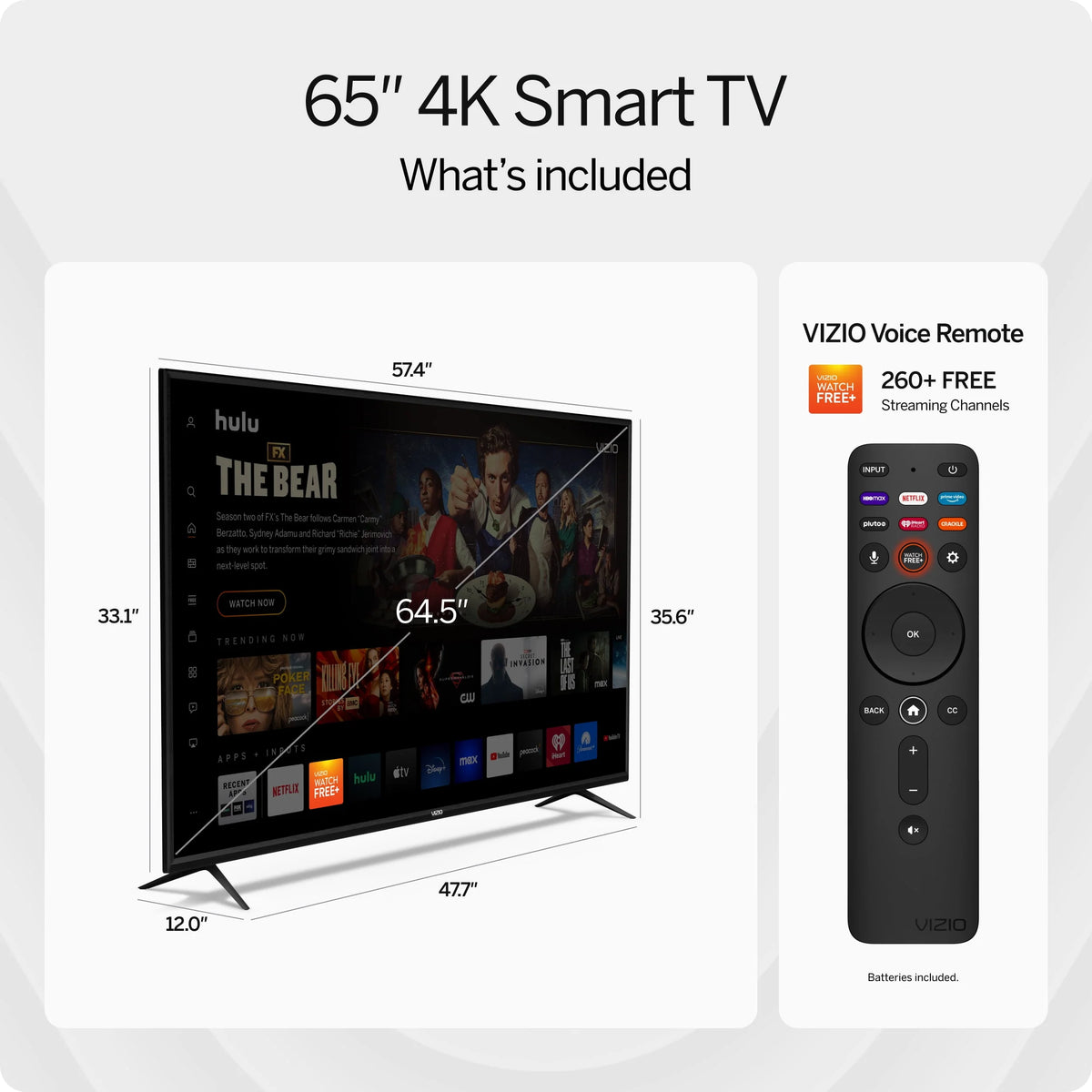 65 Class 4K UHD LED Smart TV J7932