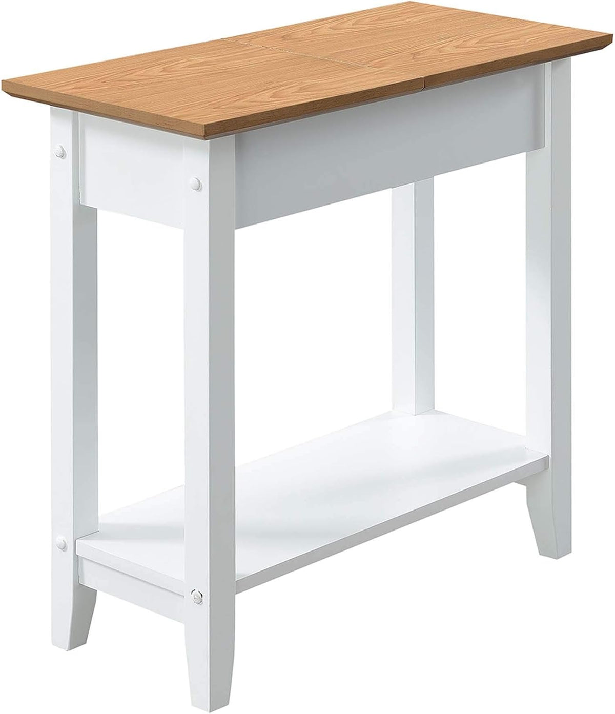 Walnut Flip Top End Table D71701