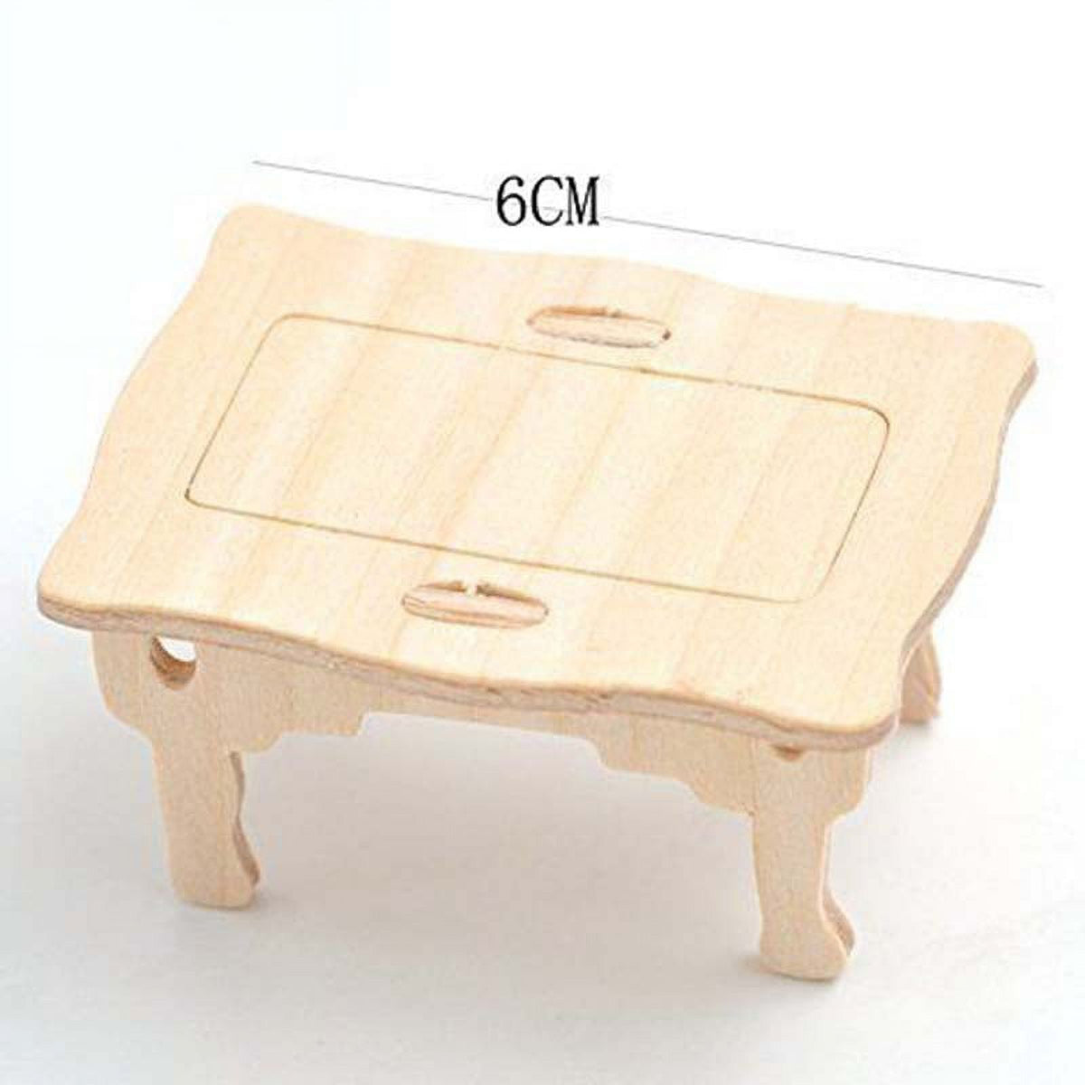 Vintage Wooden Dolls Puzzle Set House Miniature W7538